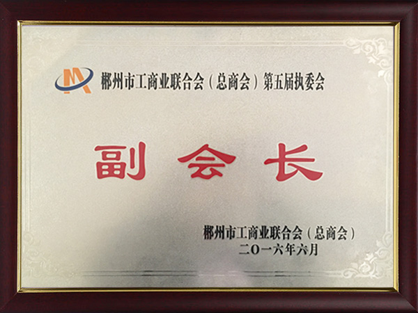 郴州市工商業(yè)聯(lián)合會(huì)-副會(huì)長